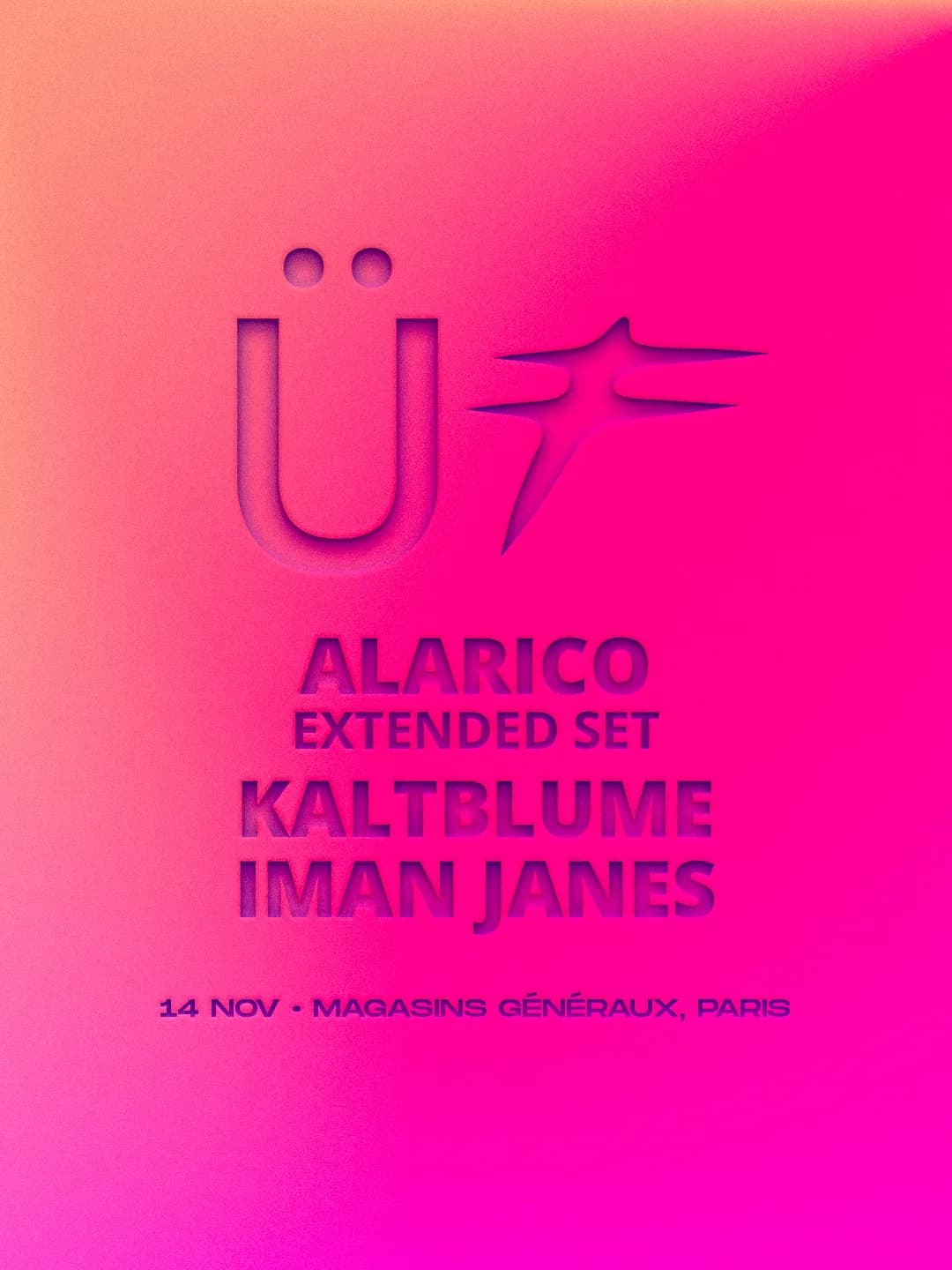 GRÜV x FLIRT event poster