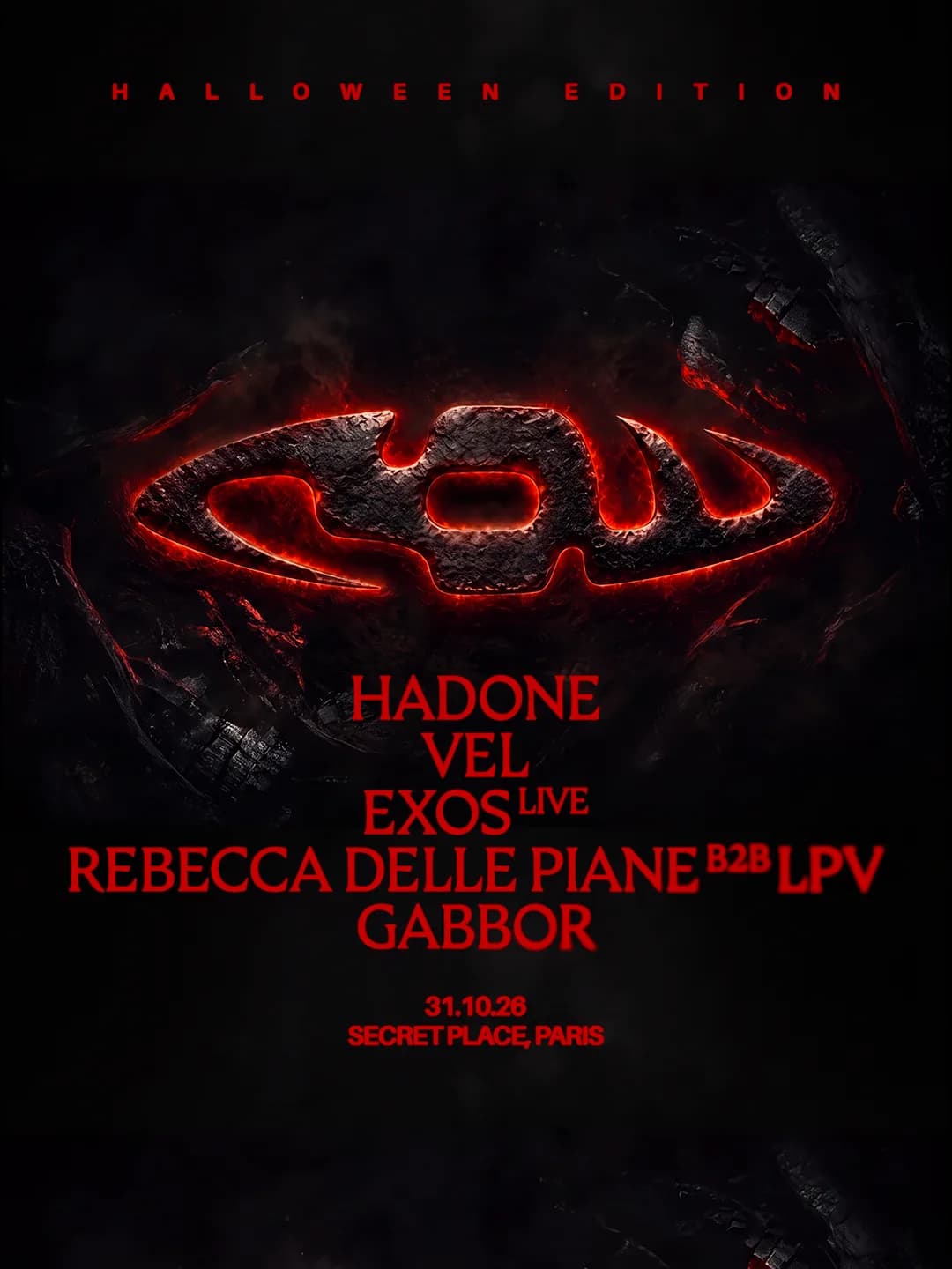RAW Halloween 2026 event poster