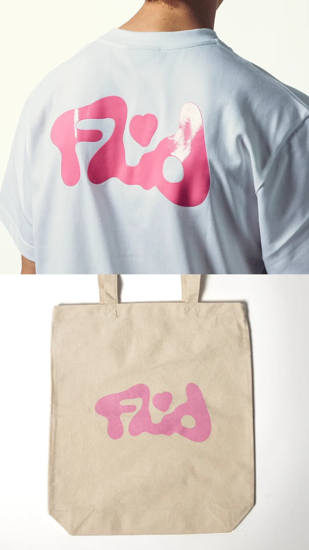 T-SHIRT + TOTE BAG FLUID – view 1