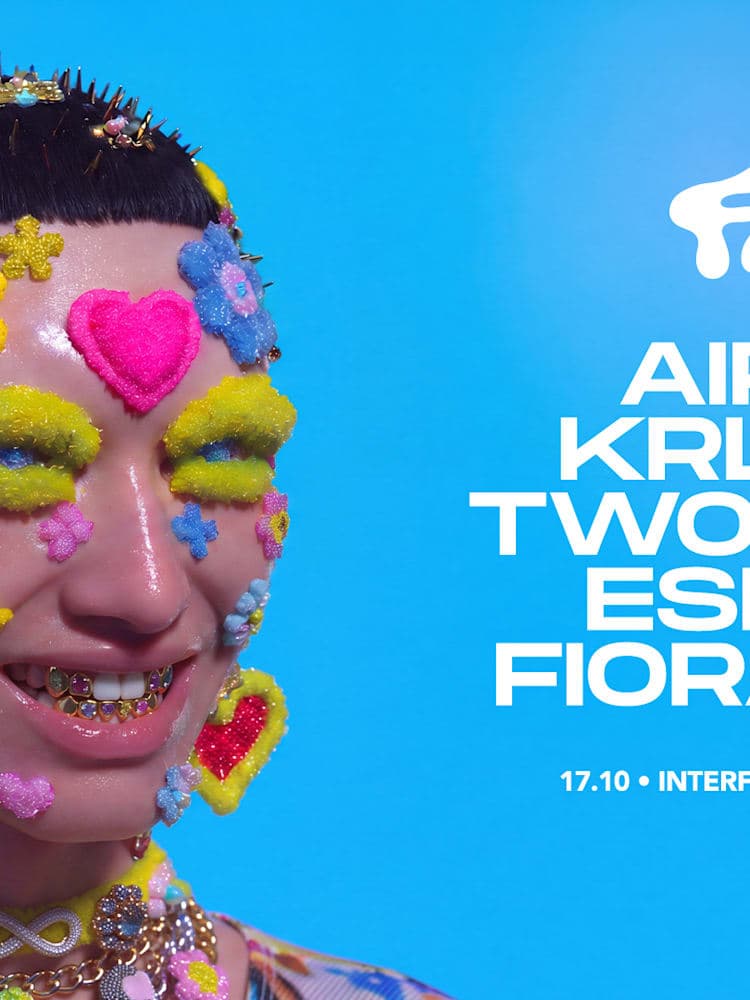 FLUID Presents: Airod, KRL MX, Two Dots, Eskha, FIORÆLLA event poster